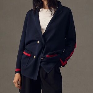 Scotch & Soda Double Breasted Sweater Blazer